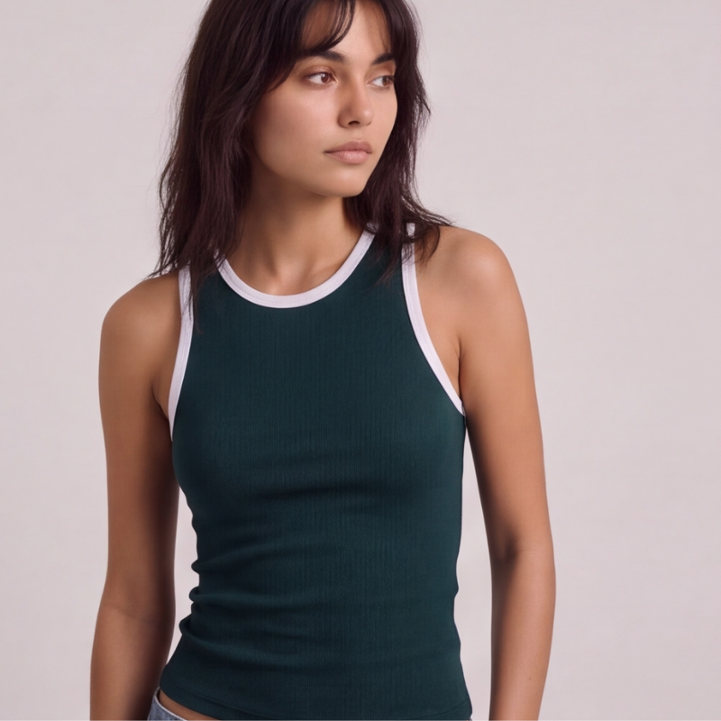 Tank Top Noa verde botella-0
