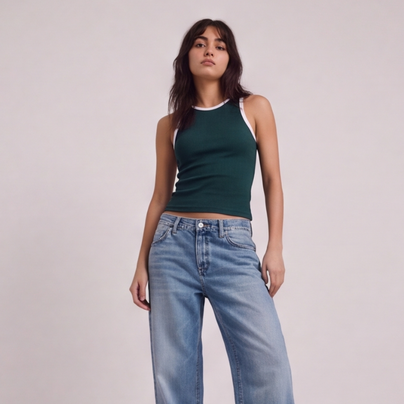 Tank Top Noa verde botella-3