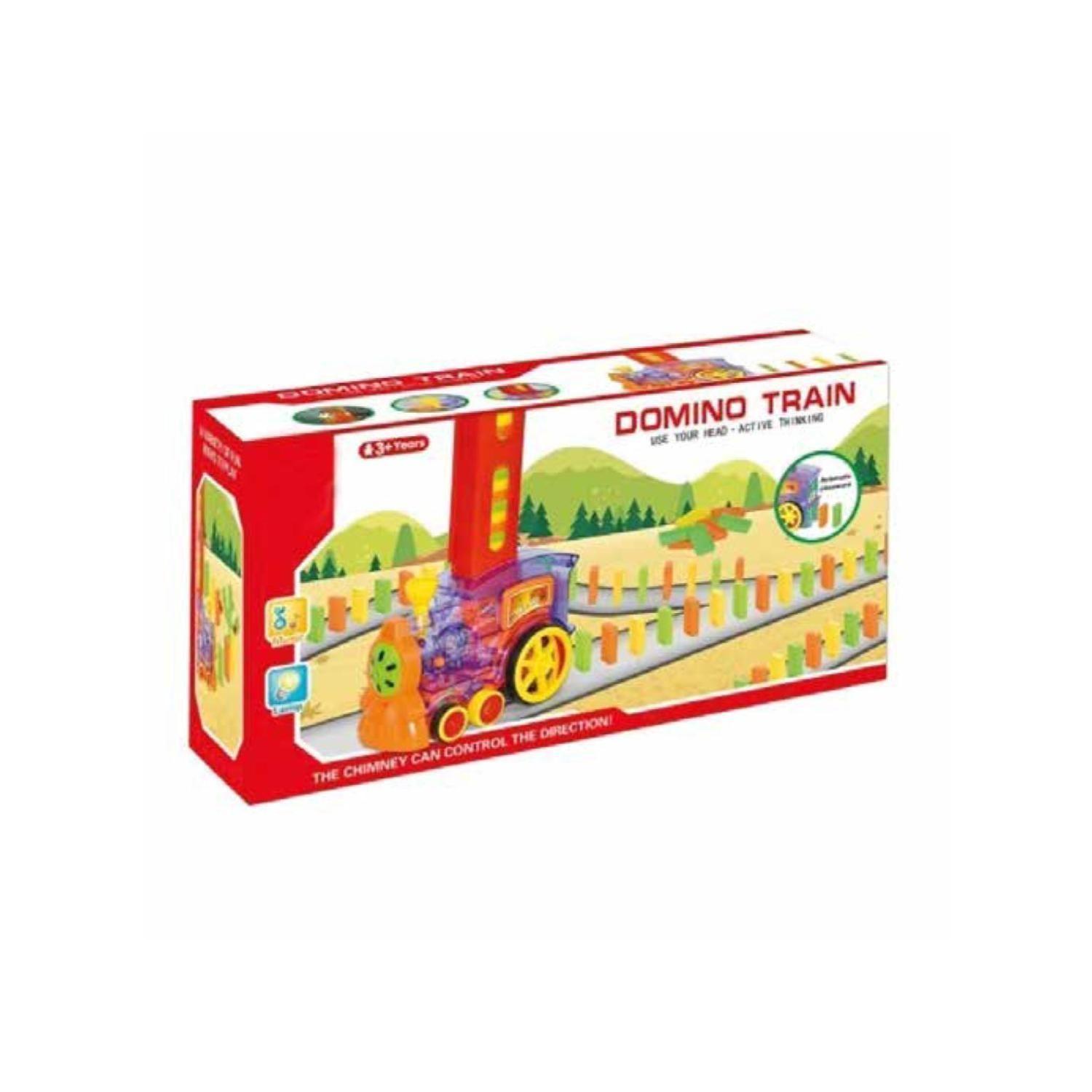 Tren Dominó Para Niños Juego De Bloques De Constru-1