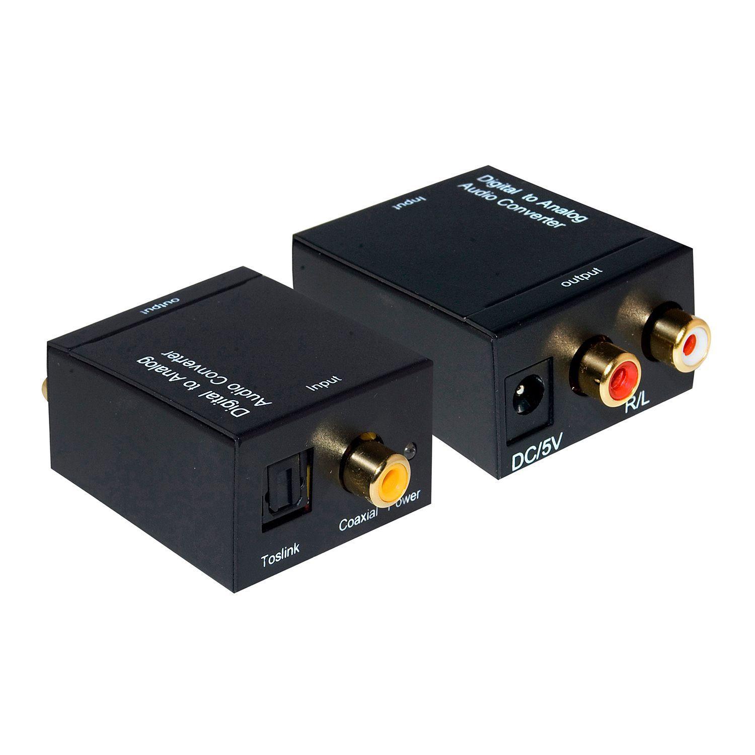 Convertidor de Audio Óptico a RCA-1