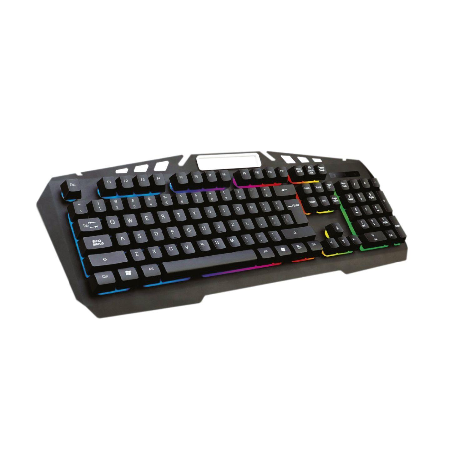 Kit Gamer Teclado Mouse, Mousepad y Audífonos-3