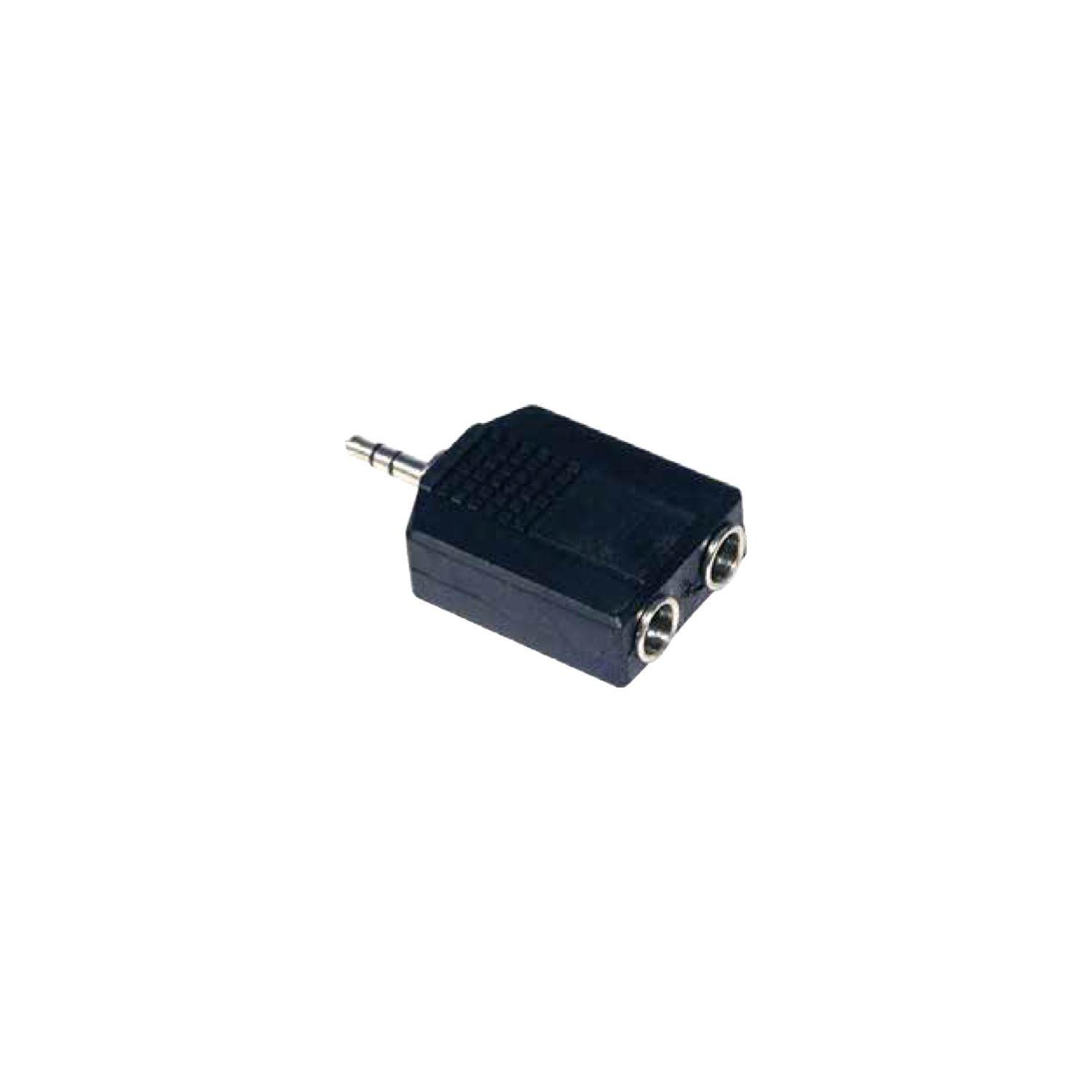 Adaptador Estéreo 3.5mm Macho A 2 Jack 6.3mm -2