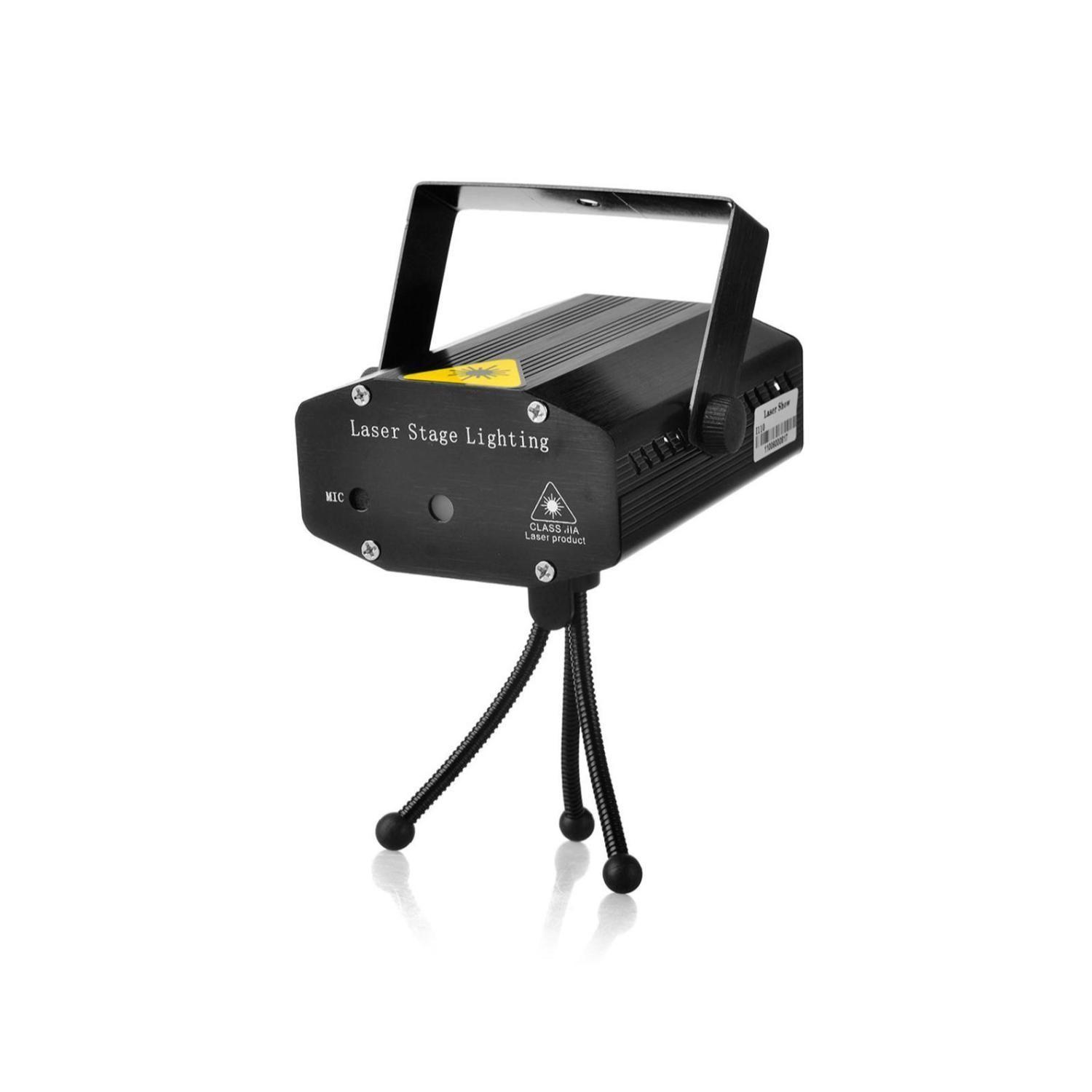 Proyector Laser Bicolor Rítmico Para Fiestas Mini-2