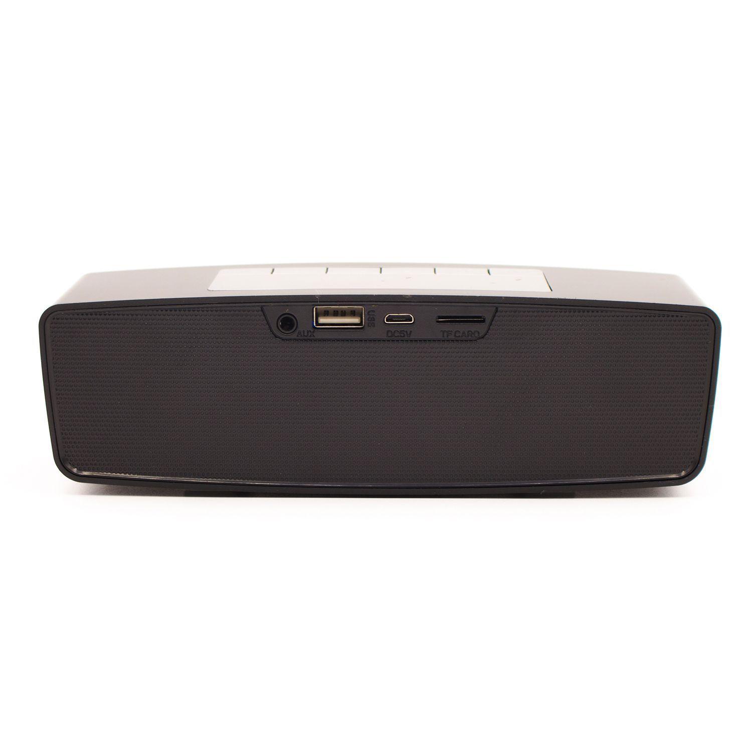 PARLANTE ALTO BLUETOOTH PORTATIL MULTICOLOR DBLUE CON  ENTRADA SD/ RADIO FM NEGRO-3