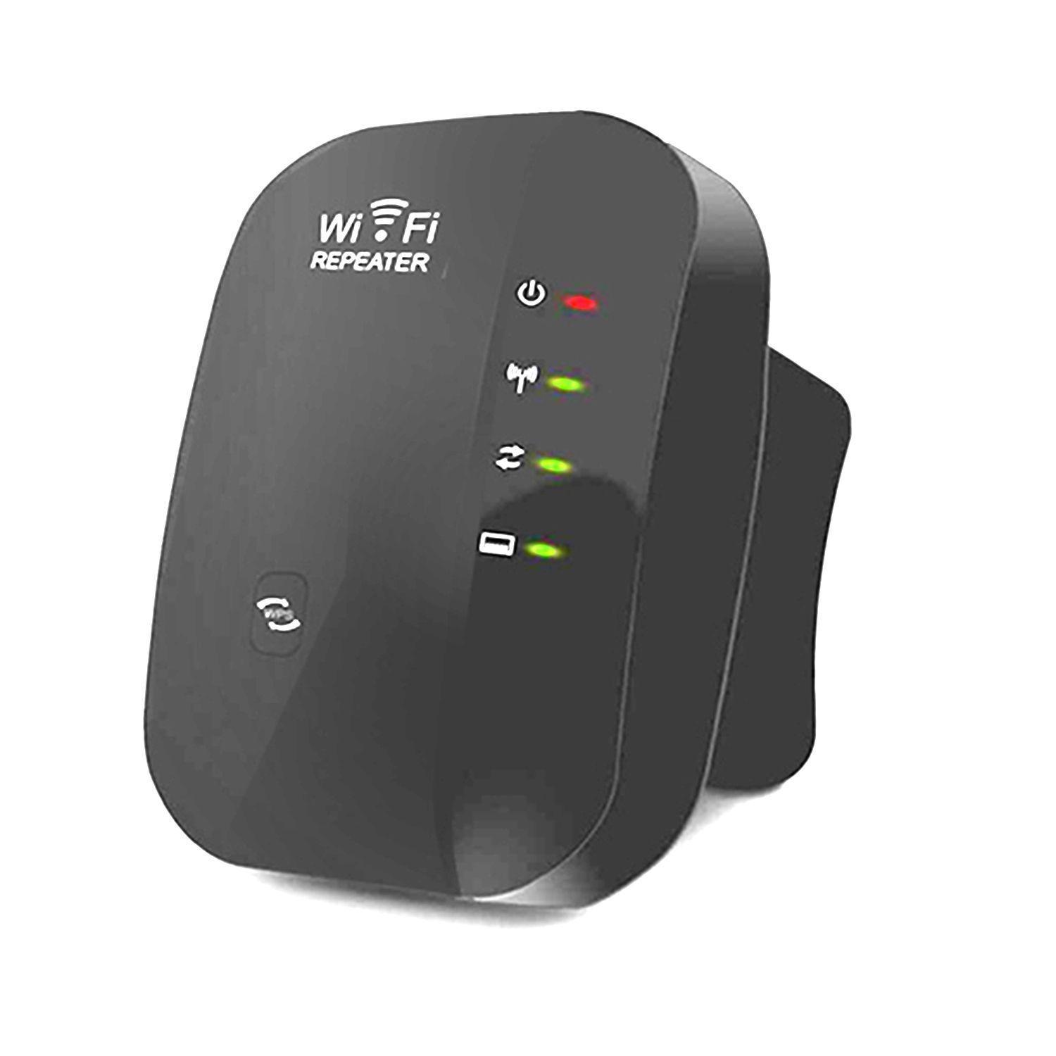 Repetidor Wifi Inalambrico Universal 300Mbps Negro-3