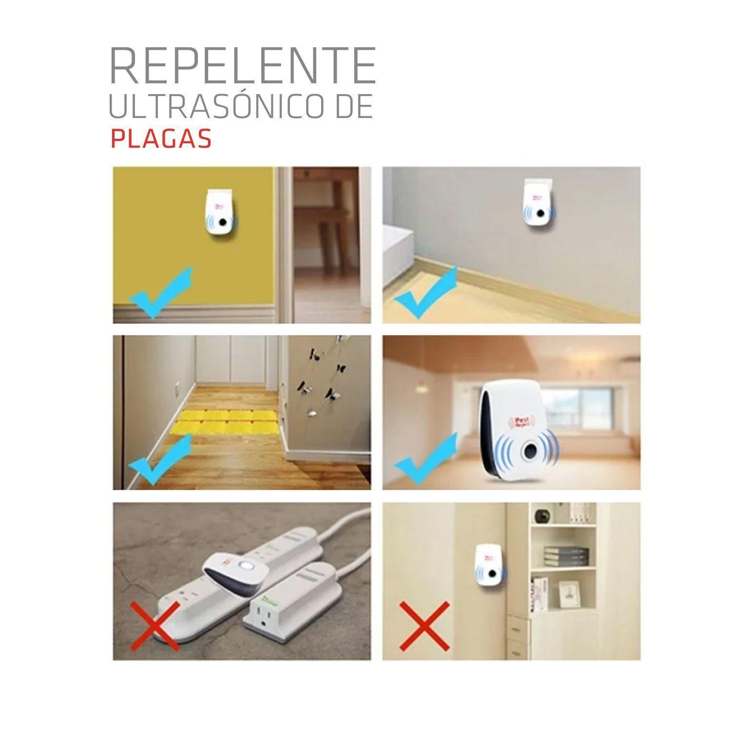 Repelente Ultrasonico Para Insectos y Plagas Dblue-3