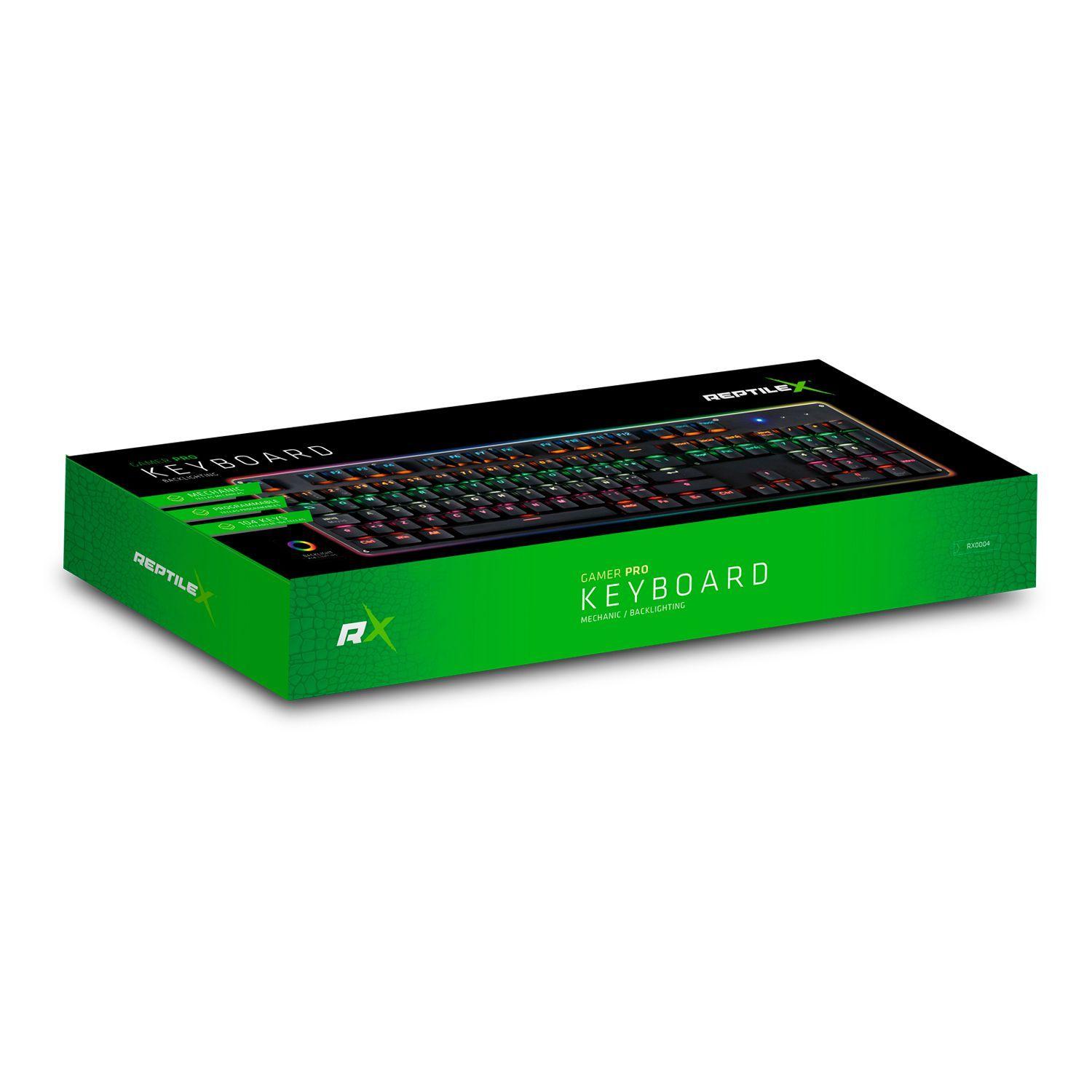 Teclado Gamer Pro Mecanico Retroiluminado Para PC -4
