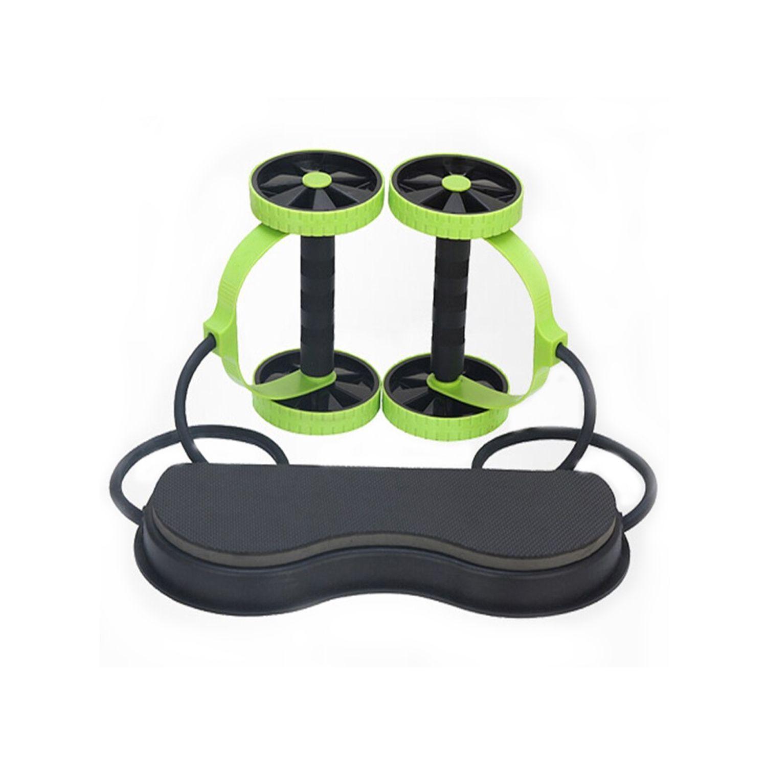 Rueda de Ejercicio Abdominal Con Bandas Elásticas -0