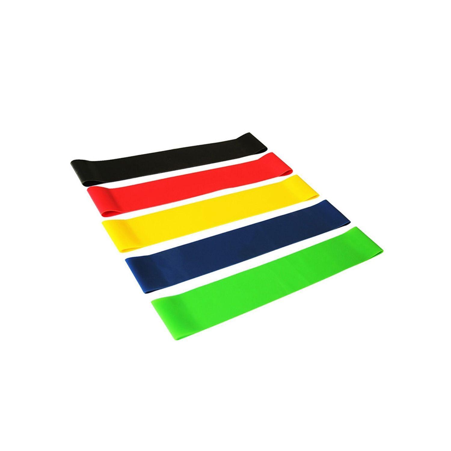 Bandas Elásticas Para Entrenamiento Pack 5 Bandas-2
