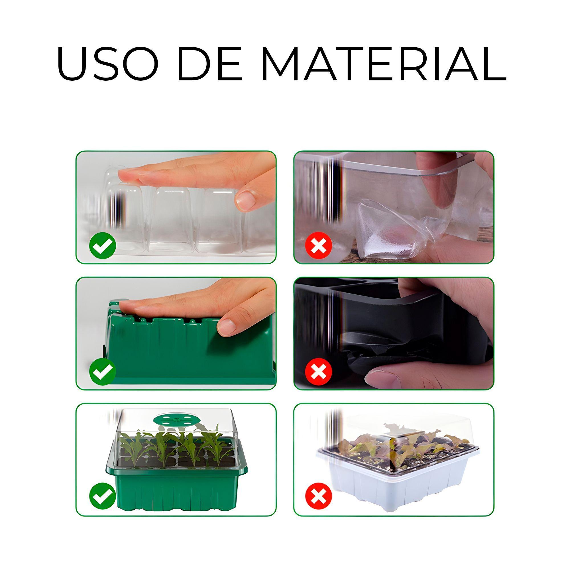 Germinador De Semillas - Mini Invernadero -  Almaciguera-3