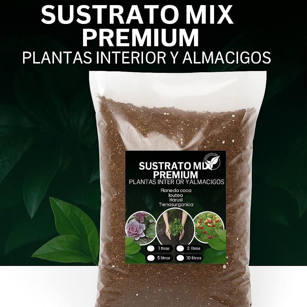 Sutrato Tierra Mix Premium Plantas De Interior 12 Litros-2