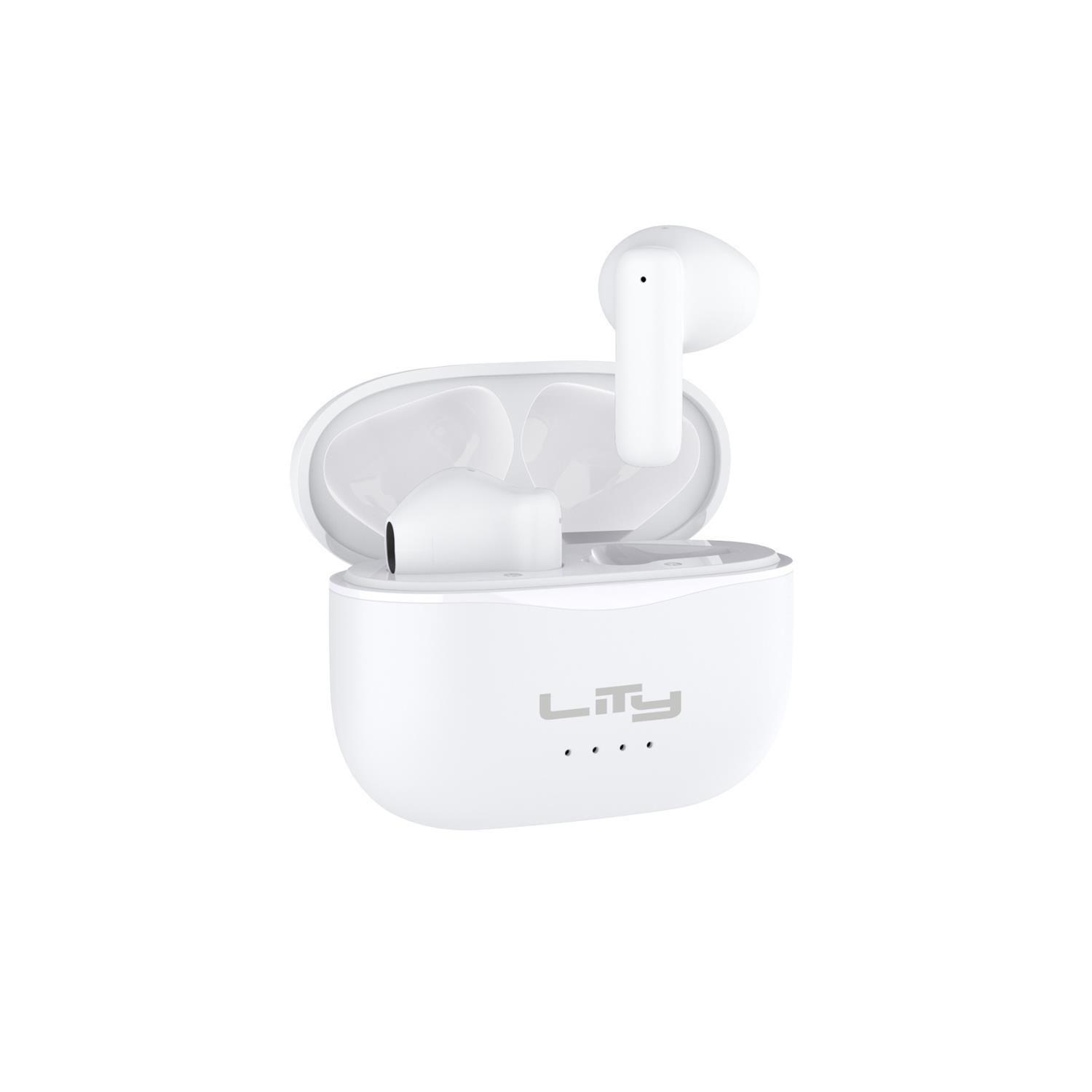 Audífonos TWS Inalambricos Bluetooth T10B Blanco Lity-2