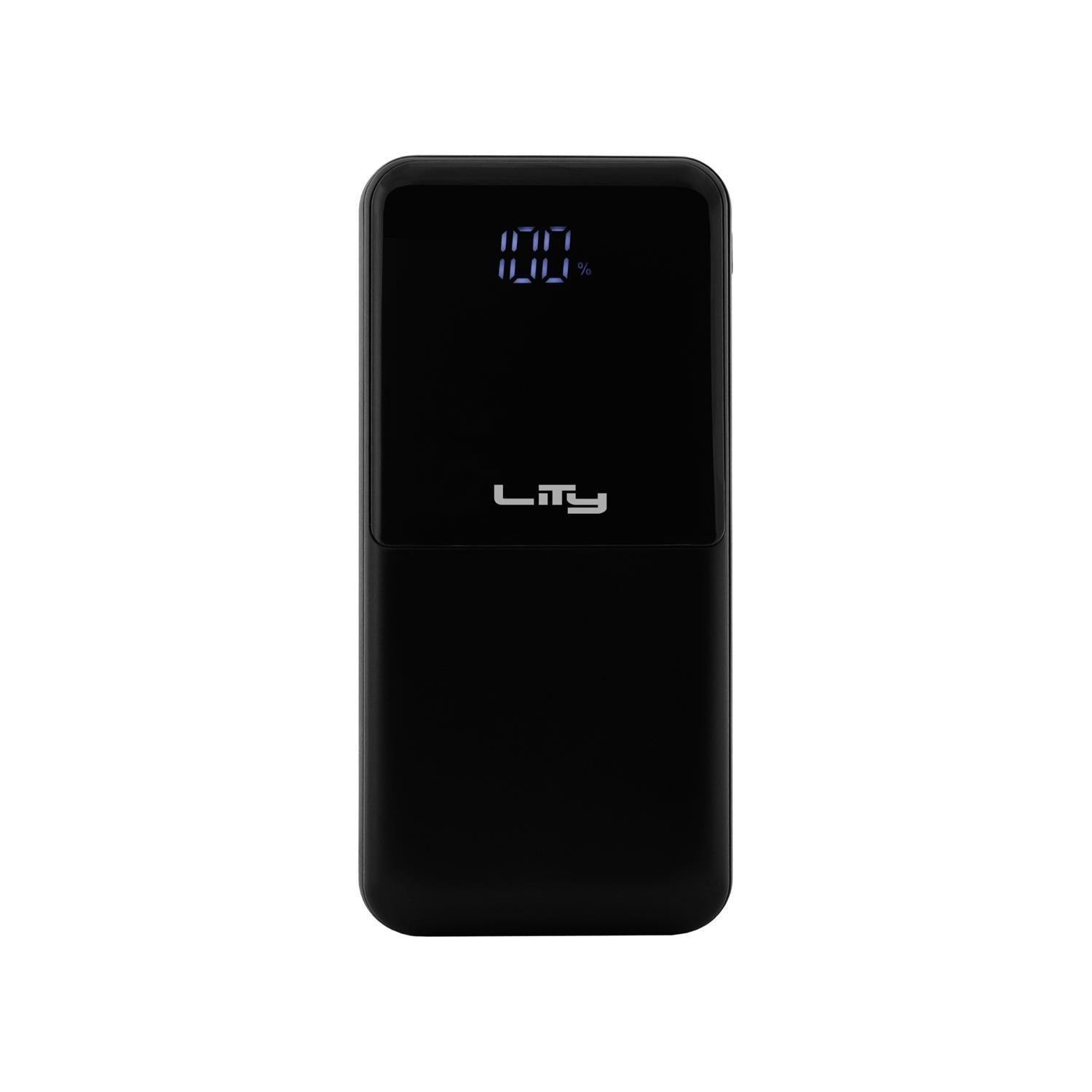 Batería Power Bank 20.000mAh 45W P12 Negra Lity-0