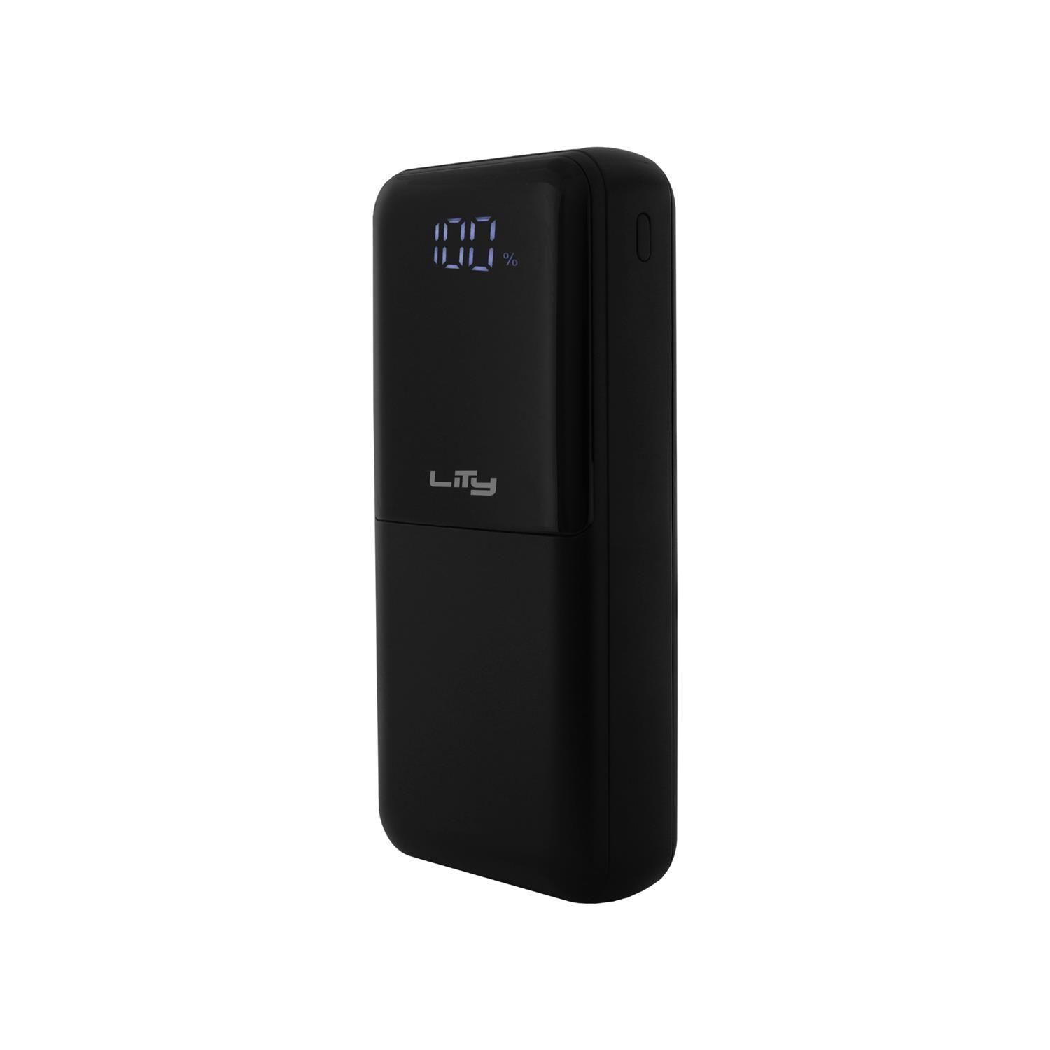 Batería Power Bank 20.000mAh 45W P12 Negra Lity-1