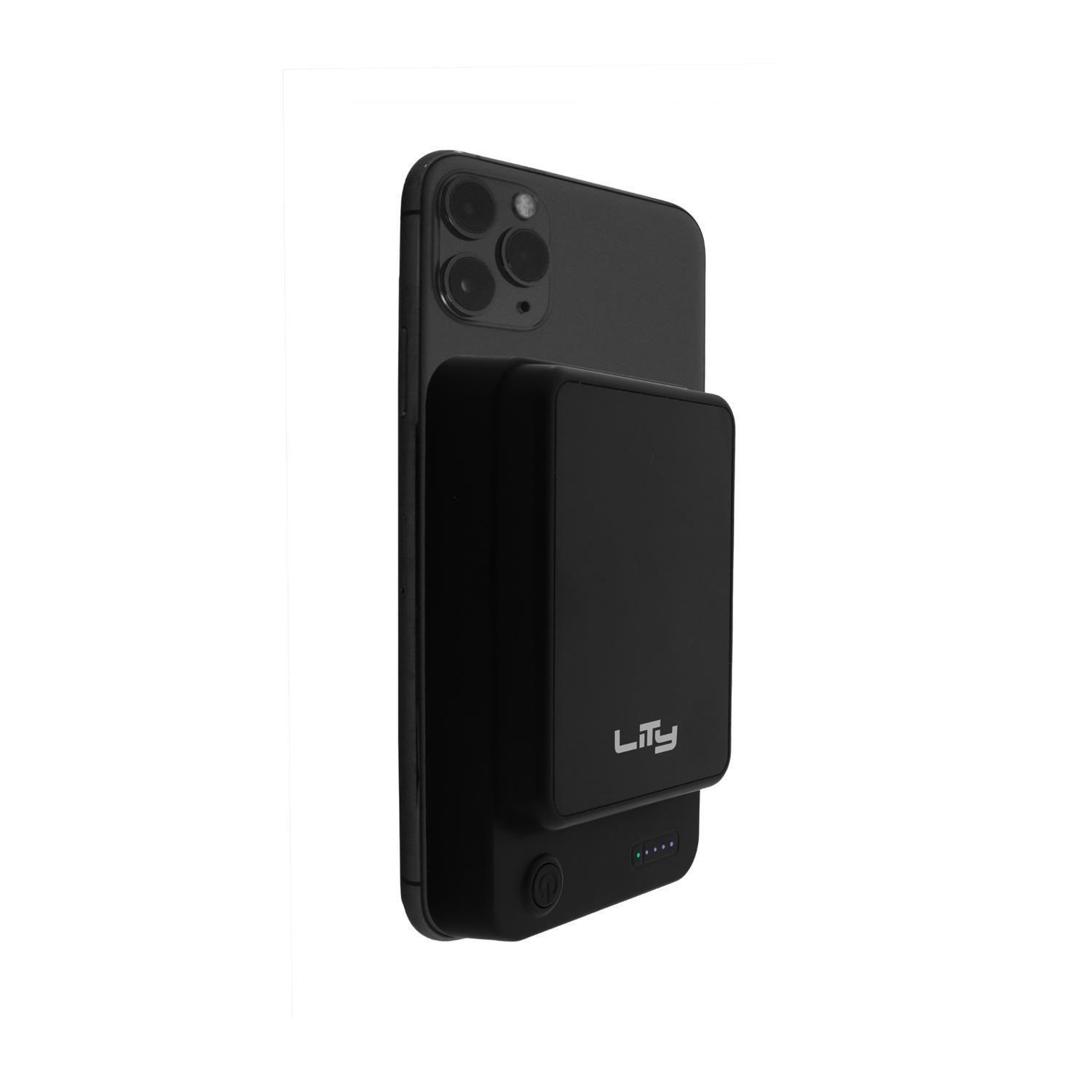 Batería Externa Lity 20000mAh 45W Carga Rápida Negra P12-2