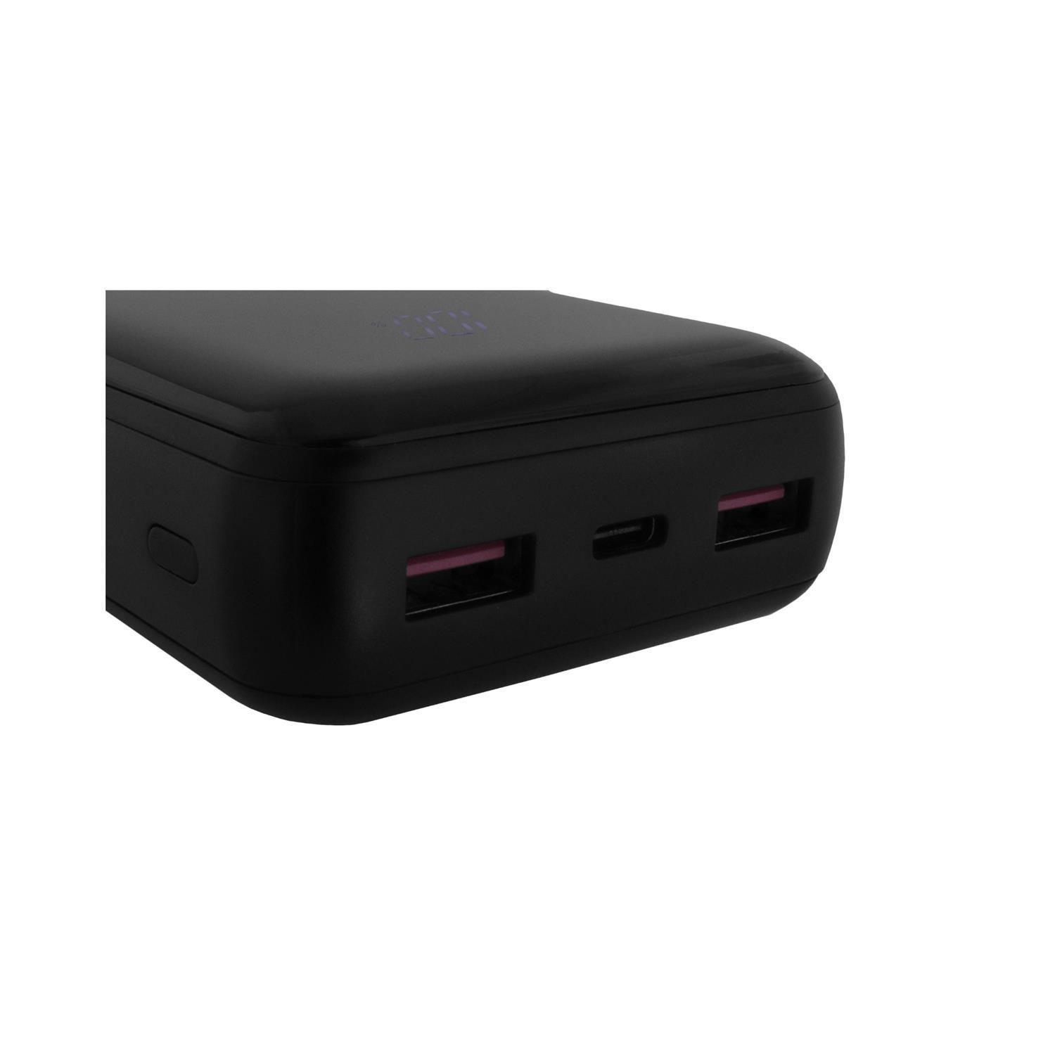 Batería Externa Lity 20000mAh 45W Carga Rápida Negra P12-4