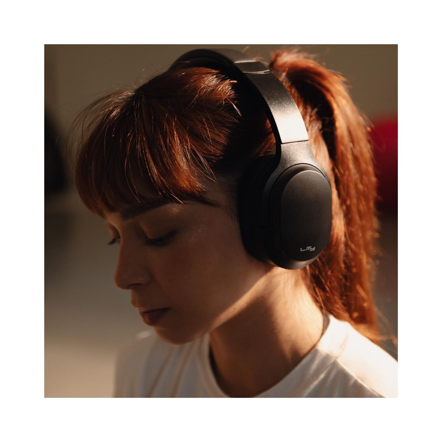 Audífonos Bluetooth con Cancelación de Ruido Negro H11P Lity-4