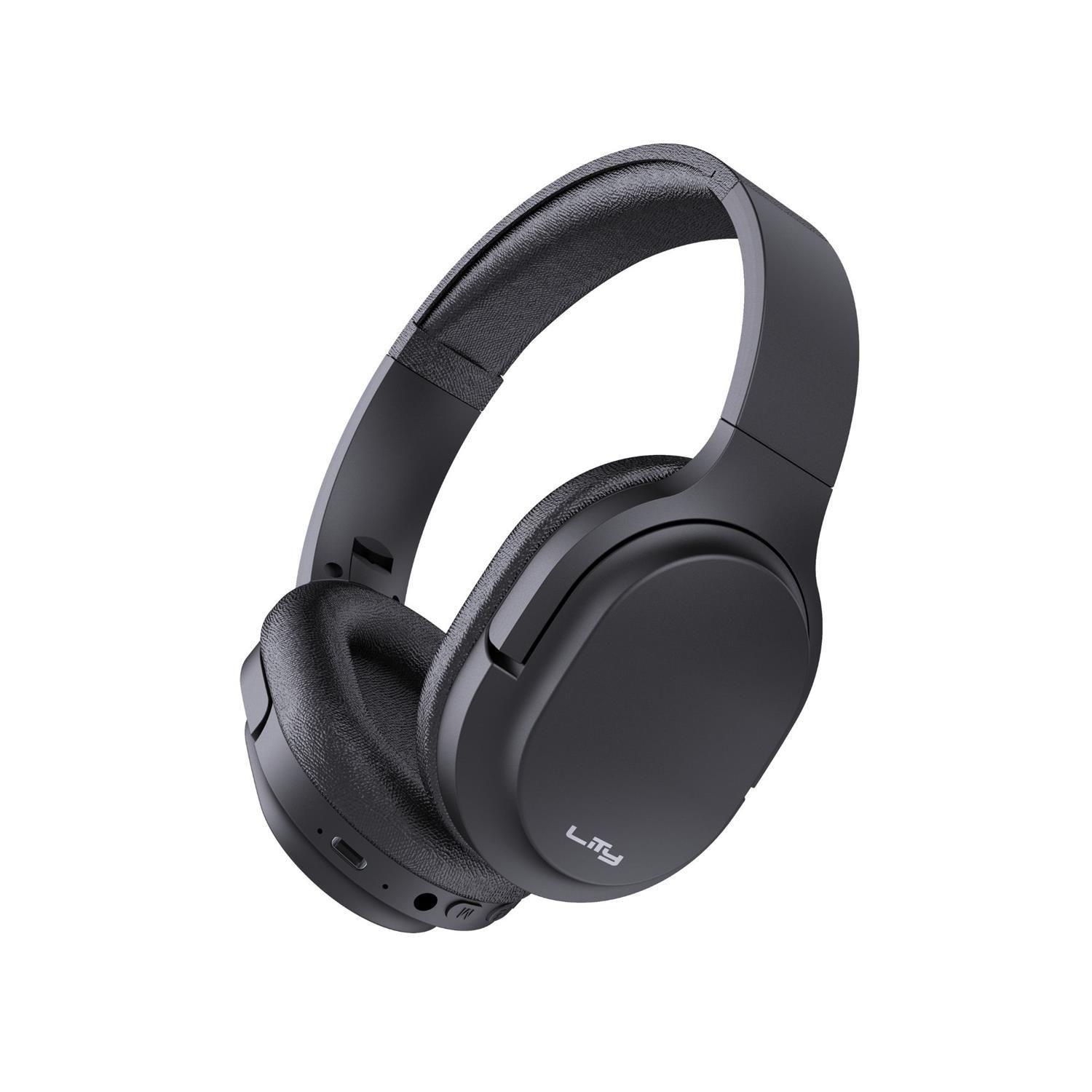 Audífonos Bluetooth con Cancelación de Ruido Negro H11P Lity-6