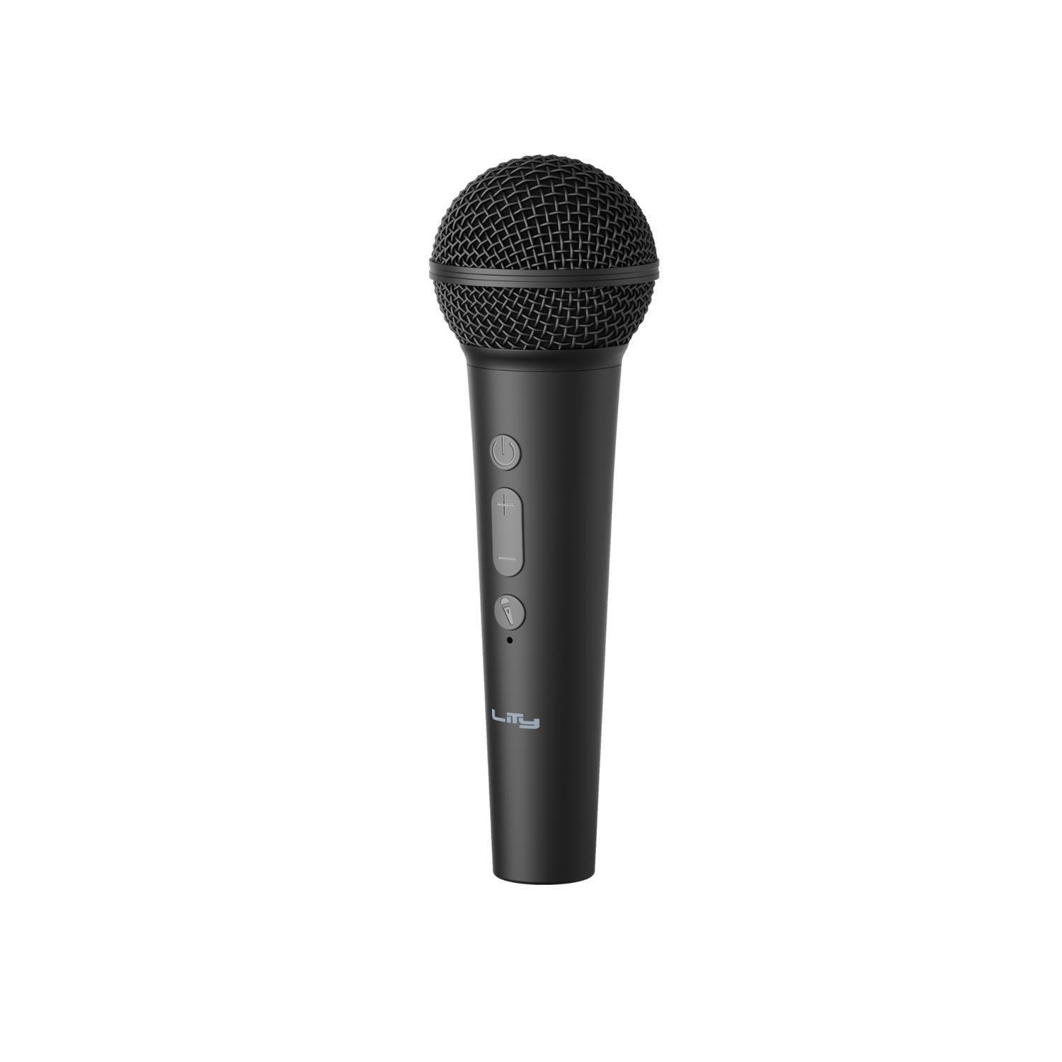Parlante Bluetooth Karaoke 80W con 2 Micrófonos Negro B15P Lity-4