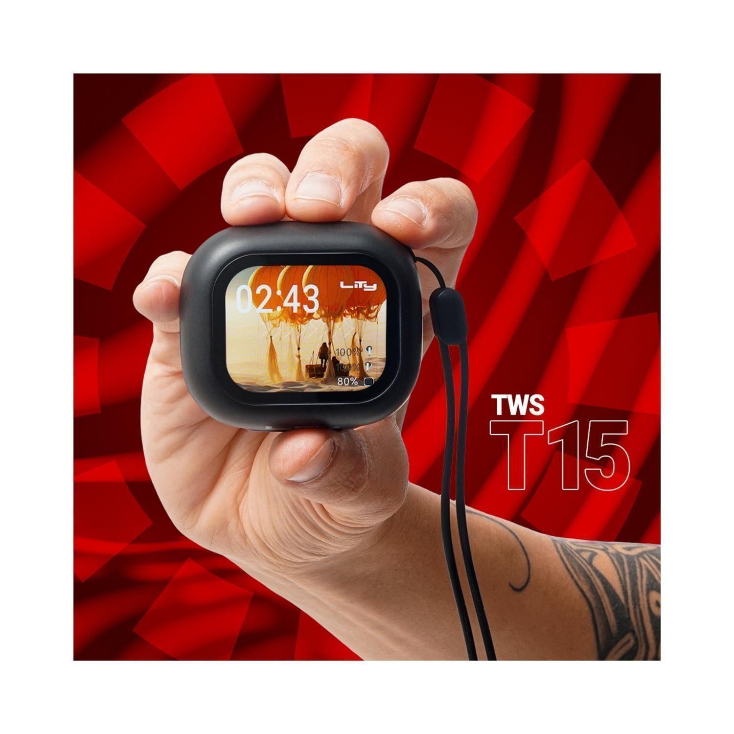 Audífonos Bluetooth TWS con Cancelación de Ruido T15P Lity-5