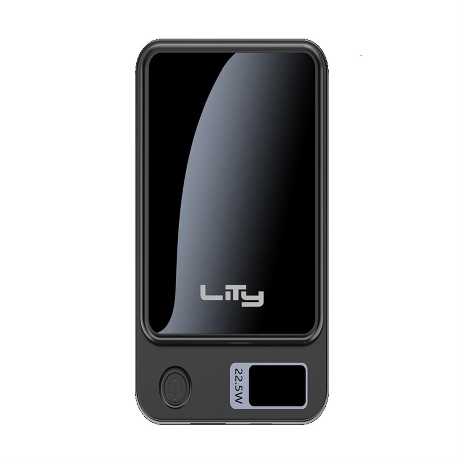 Batería Power Bank 10.000mAh 20+15W P13 Negra Lity-9