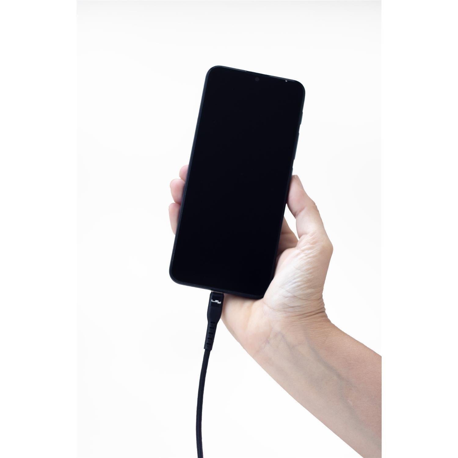 Cable de Carga USB-C/USB-C - 3A 60W 2M Negro C12P Lity-9