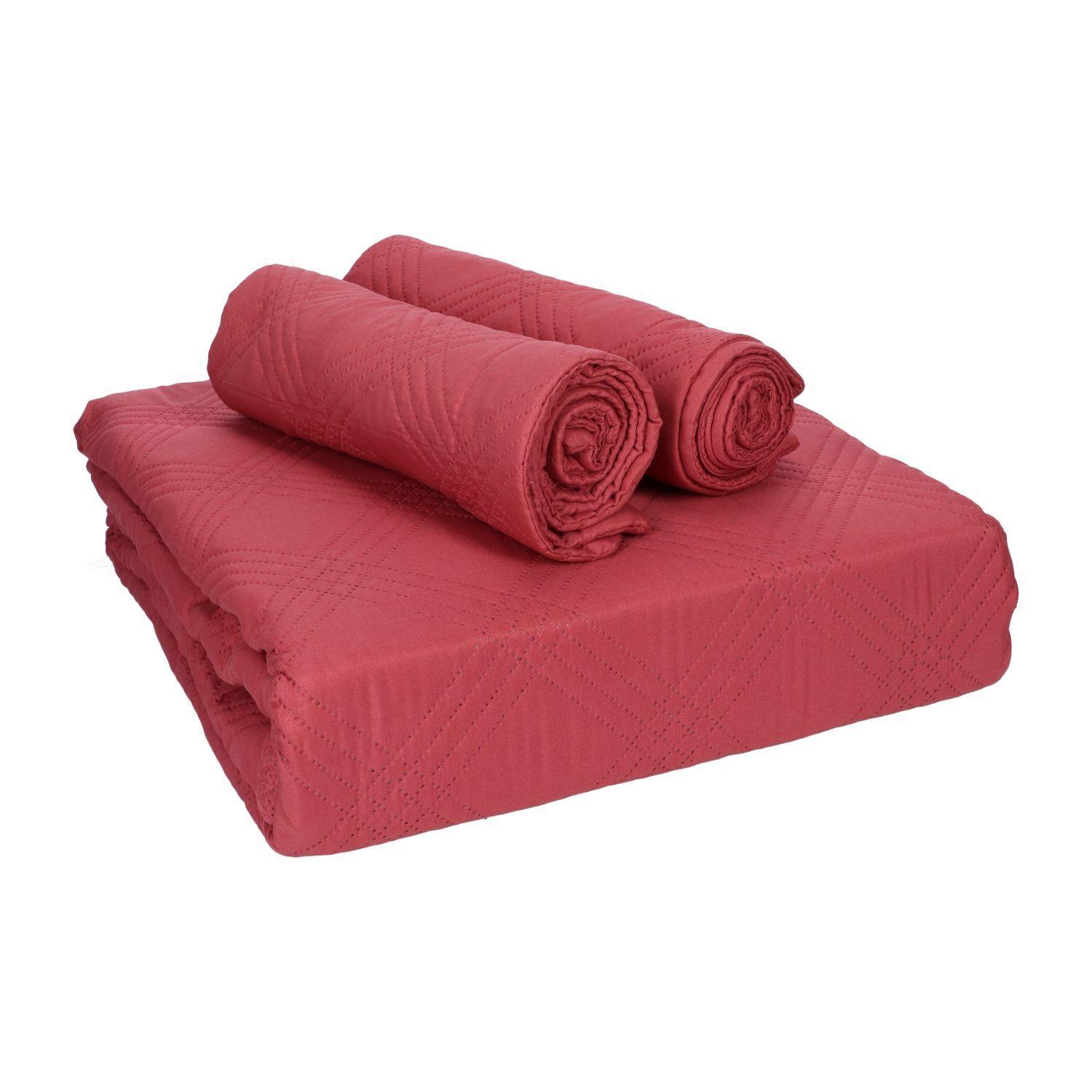 QUILT ANDES LISO FRAMBUESA 1.5 PLAZAS-2
