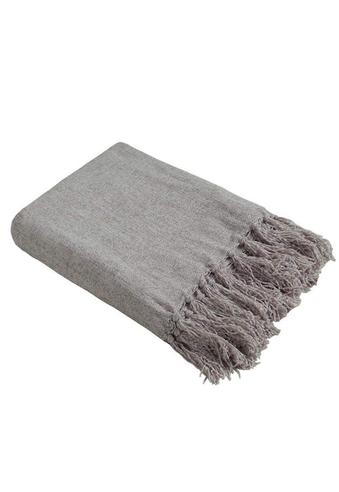 MANTA ANDES LISA 125X150  GRIS-1