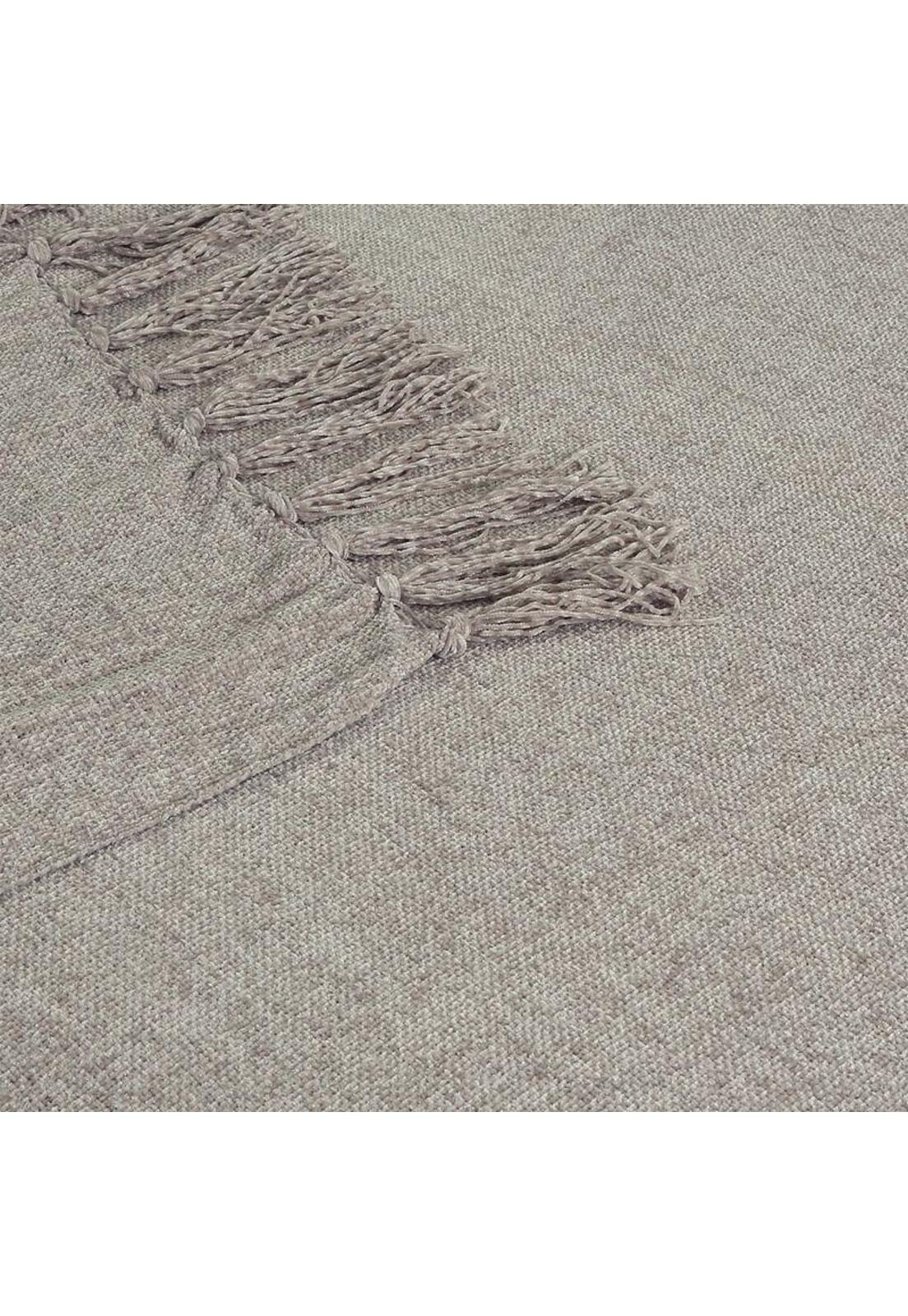 MANTA ANDES LISA 125X150  GRIS-2