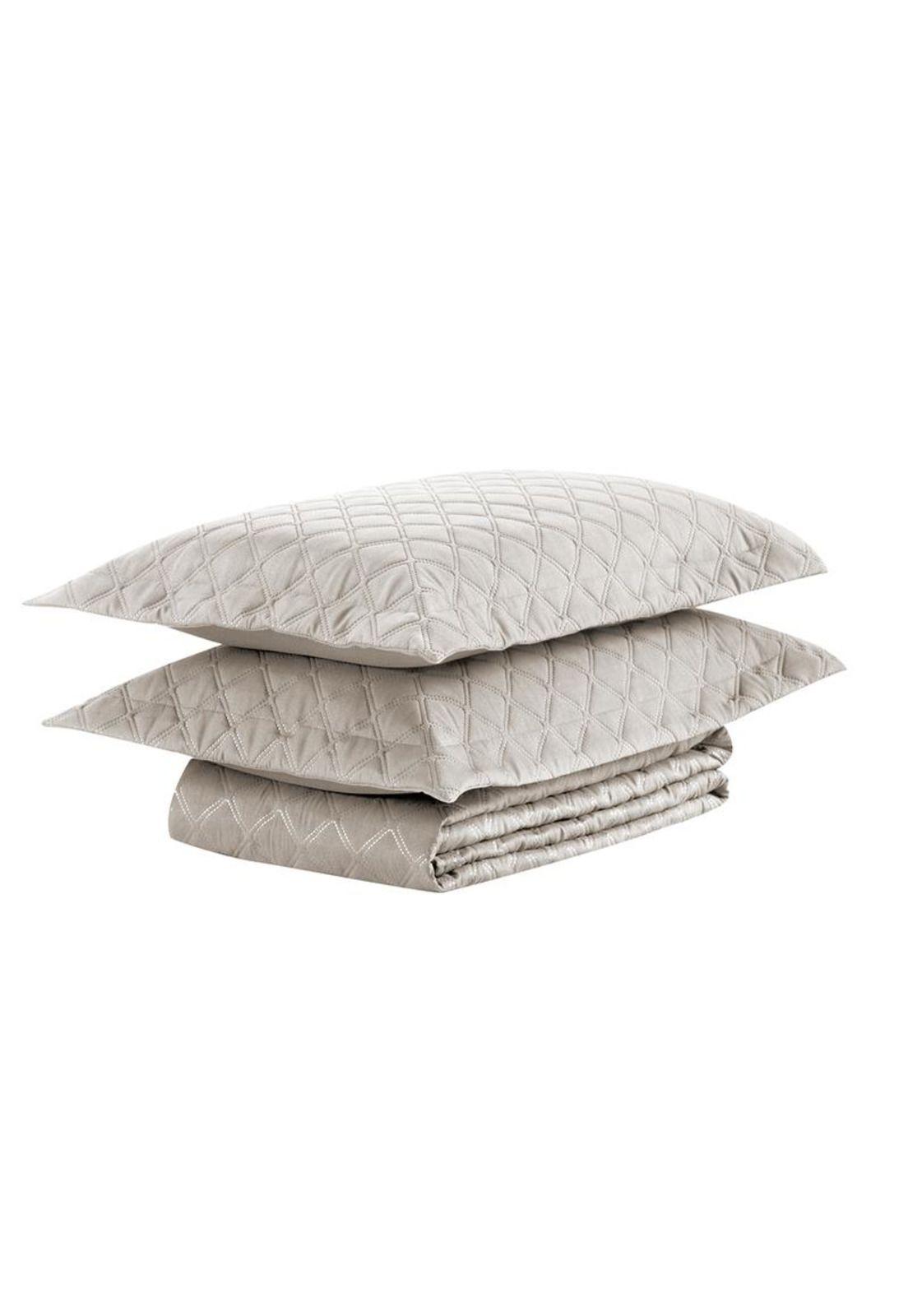 QUILT ANDES LISO BEIGE 2 PL-2