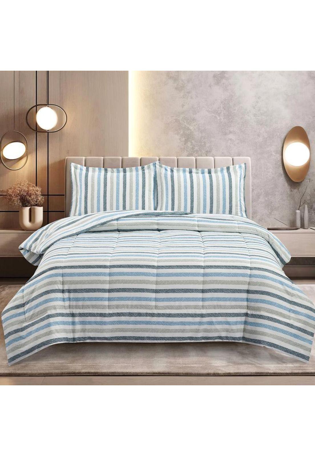PLUMON ANDES ESTAMPADO RAYAS 26 2 PLAZAS-0