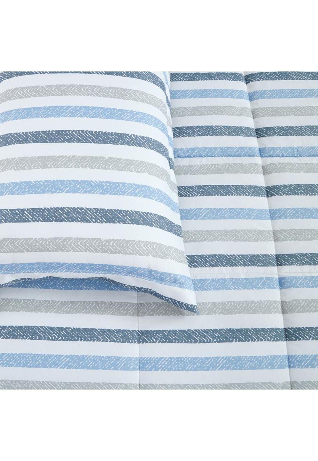 PLUMON ANDES ESTAMPADO RAYAS 26 2 PLAZAS-4
