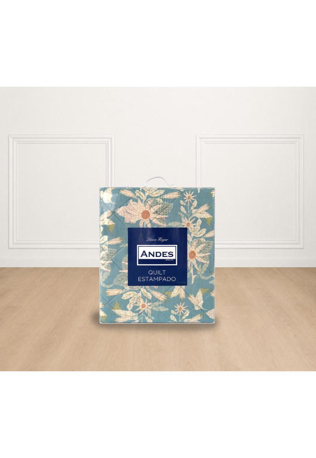 QUILT ANDES ESTAMPADO MARINA 2 PL-2