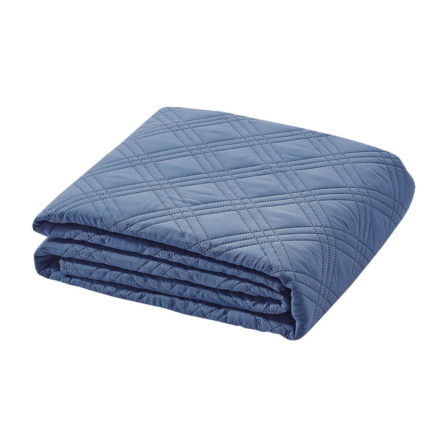 QUILT ANDES LISO AZUL 1.5 PLAZAS-2