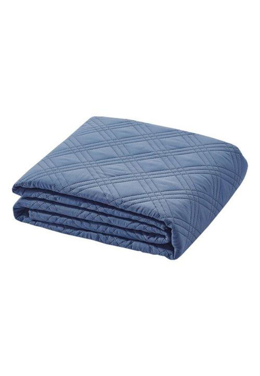 QUILT ANDES LISO AZUL 1.5 PLAZAS-2