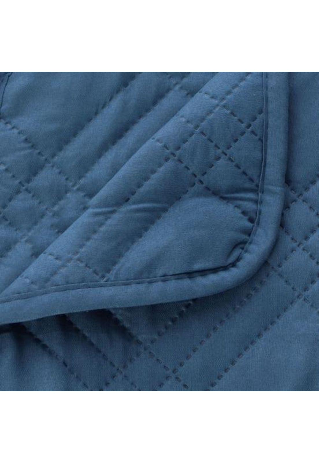 QUILT ANDES LISO AZUL 1.5 PLAZAS-3