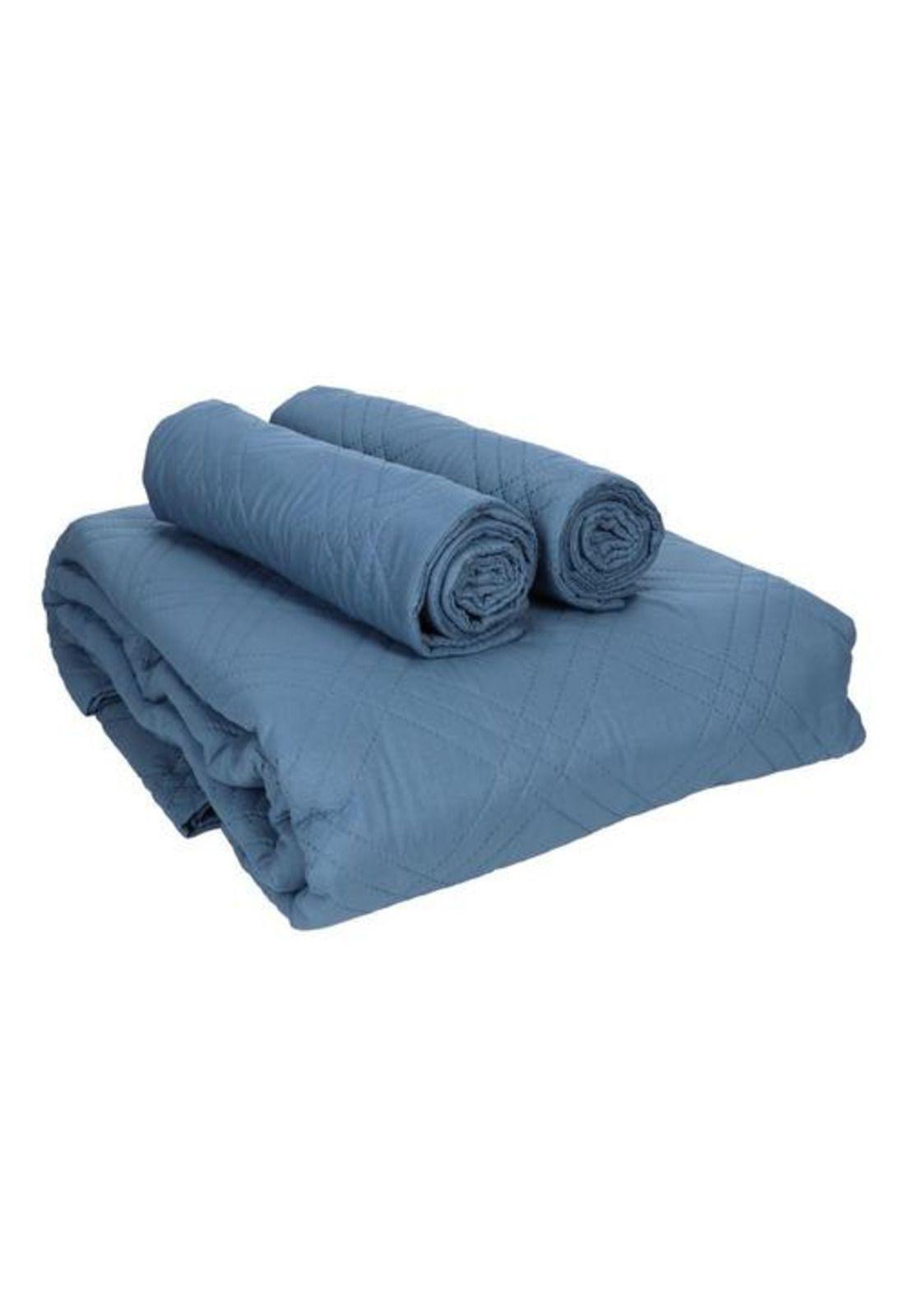 QUILT ANDES LISO AZUL 1.5 PLAZAS-4