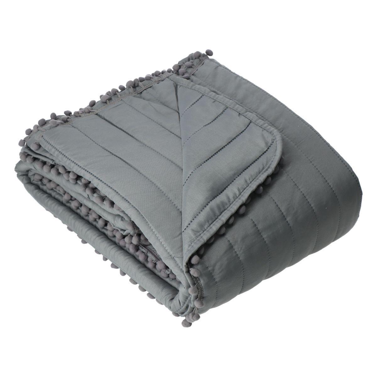 QUILT ANDES POM POM GRIS KING-3