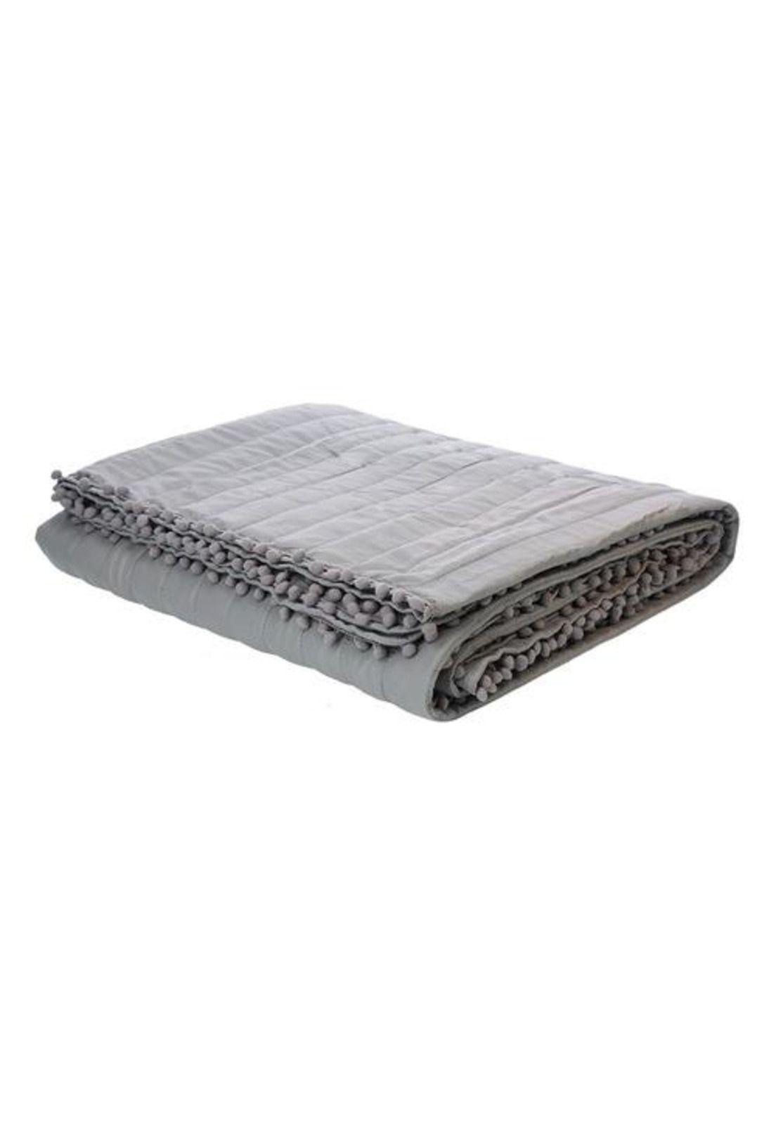 QUILT ANDES POM POM GRIS KING-2