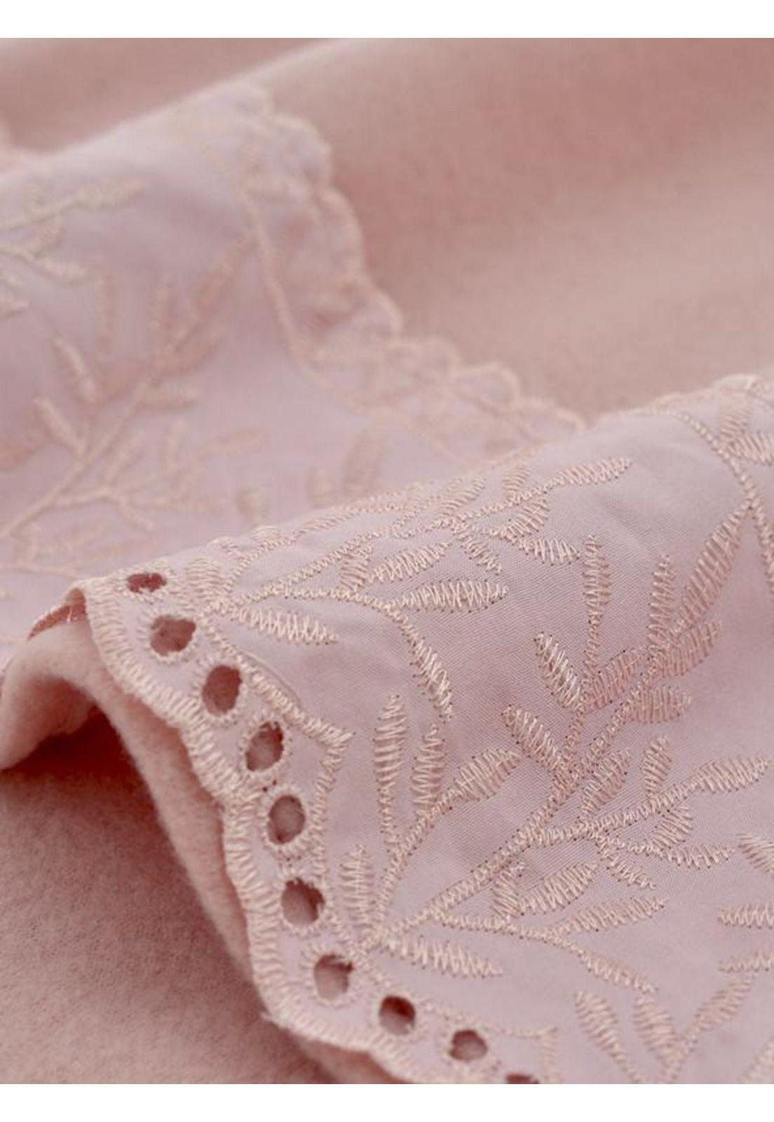 SABANA ANDES POLAR BRODERIE ROSADO 1.5 PLAZA-3