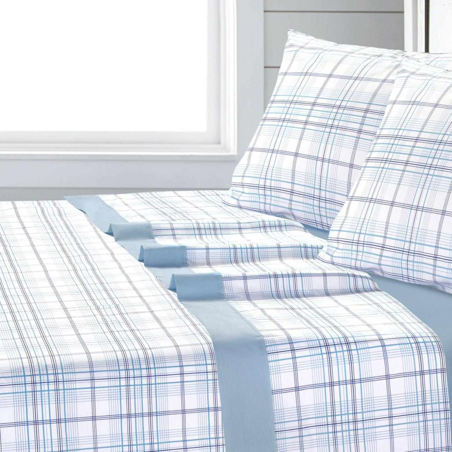 SABANA ANDES ESTAMPADA 180 HILOS ESCOCES 105 KING-0