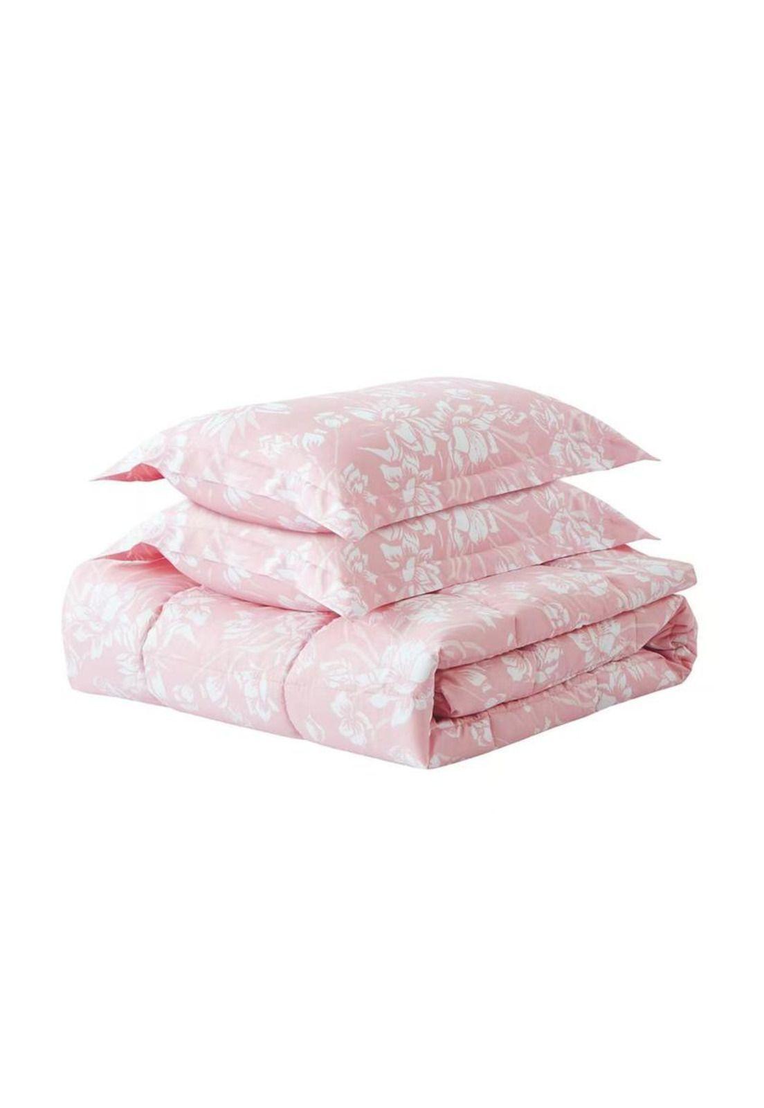PLUMON ANDES ESTAMPADO FLOR ROSA 26 2 PLAZAS-3