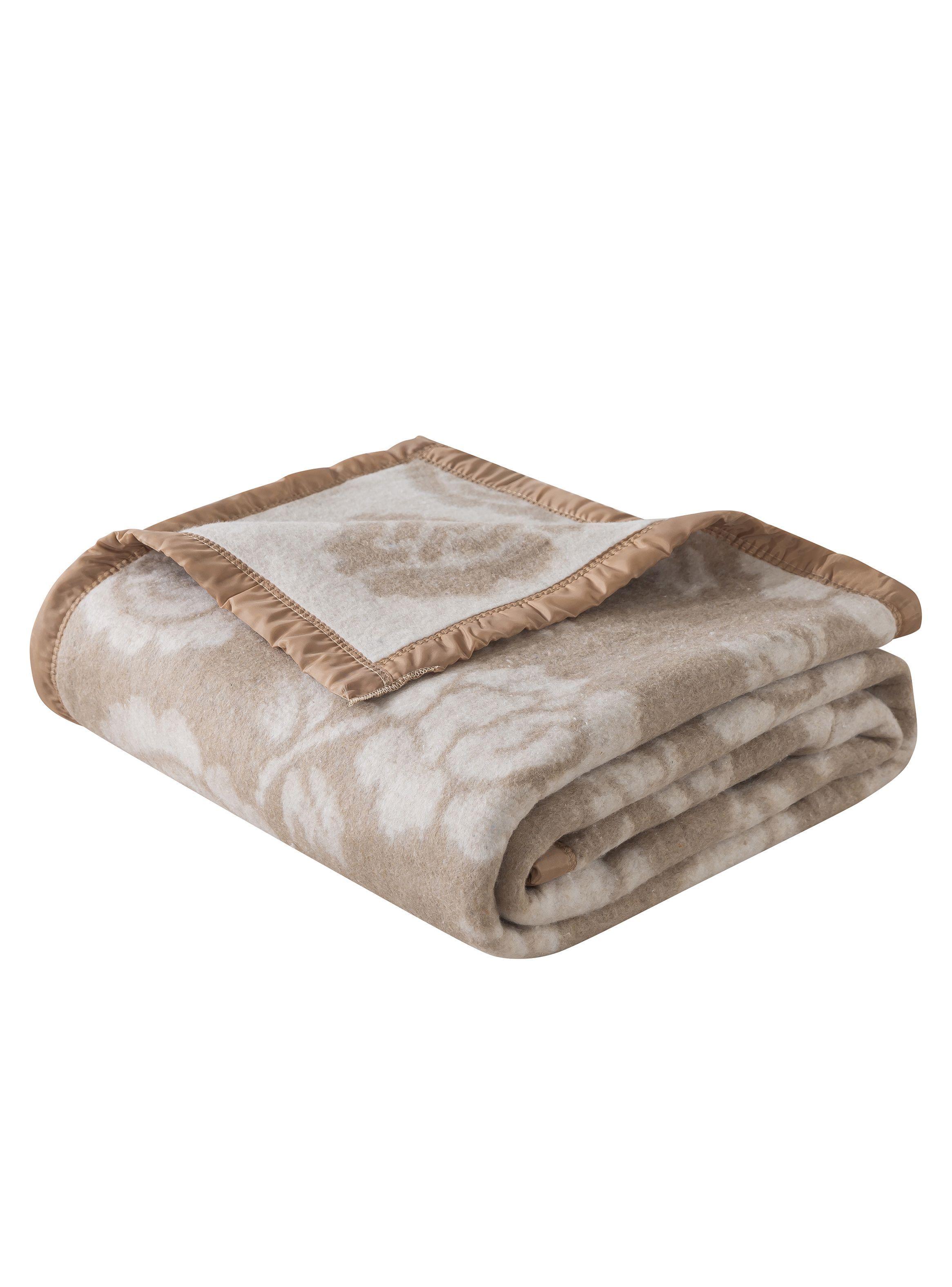 FRAZADAS ANDES CLASSIC JACQUARD BEIGE 1.5 PLAZA-2