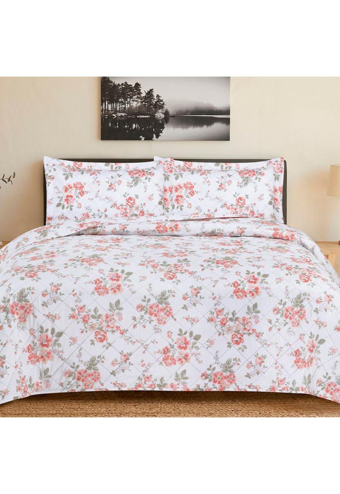 QUILT ANDES ESTAMPADO ROSAS 2 PL-0