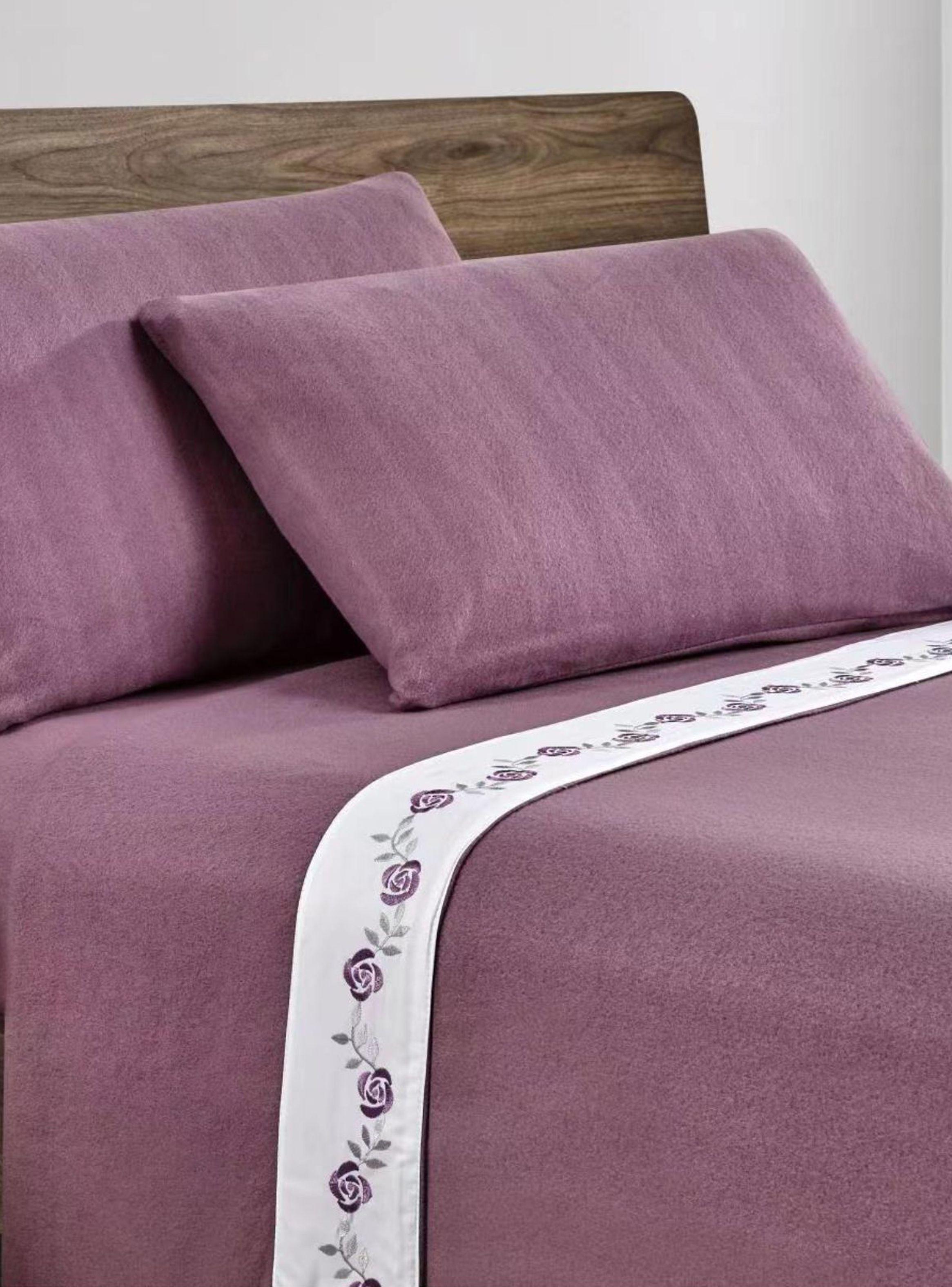 SABANA ANDES POLAR BORDADA ROSA UVA 2 PLAZA-0