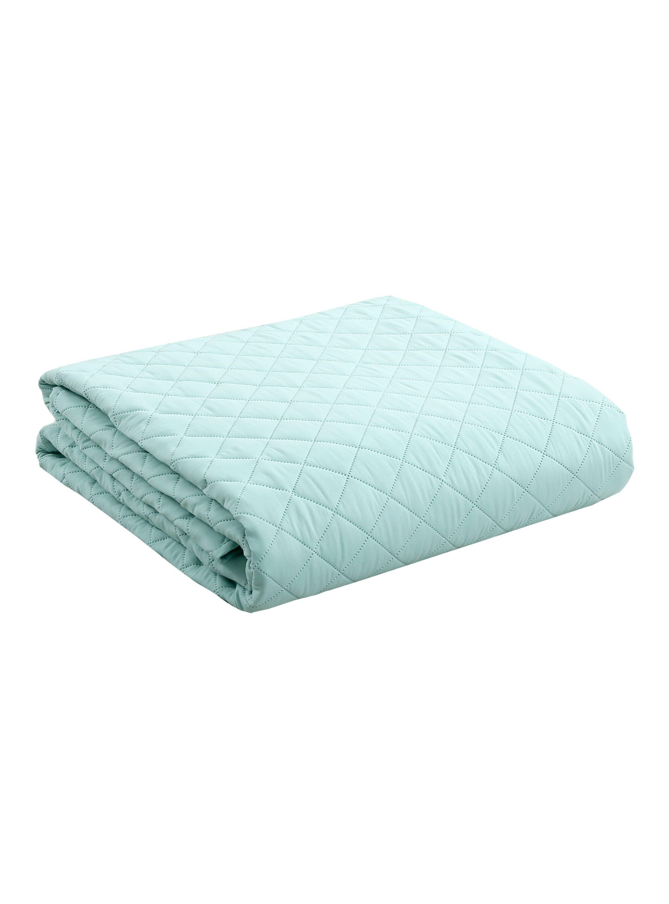 QUILT ROMANTIC 1.5P AQUA-1