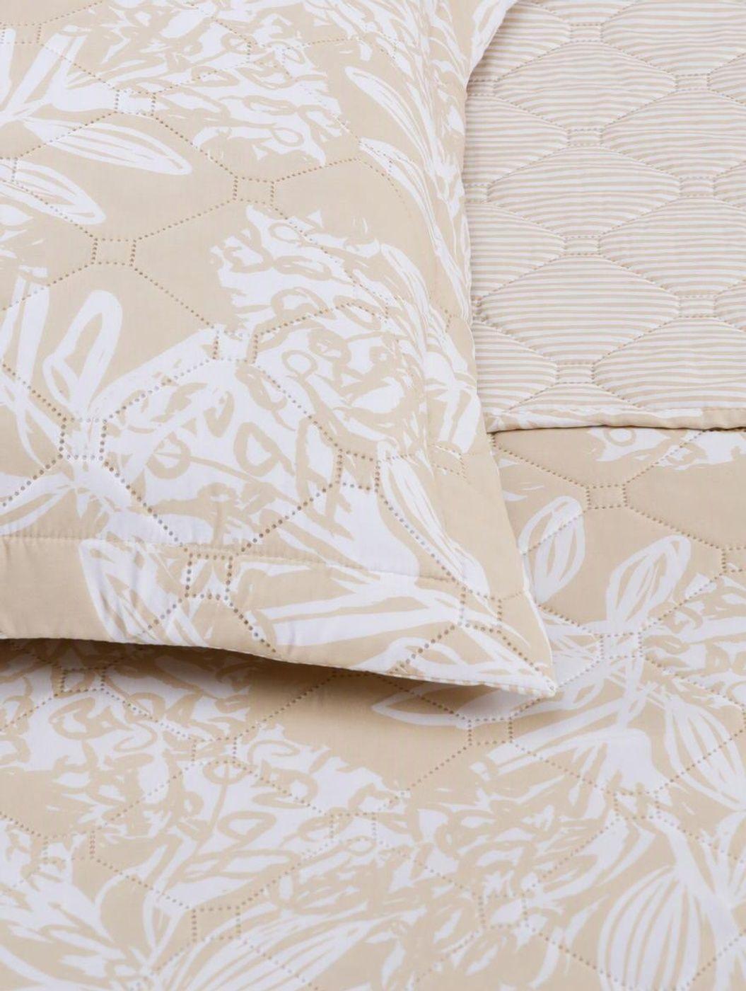 QUILT ANDES PRINTED RAYAS BEIGE 1.5 PLAZAS-1