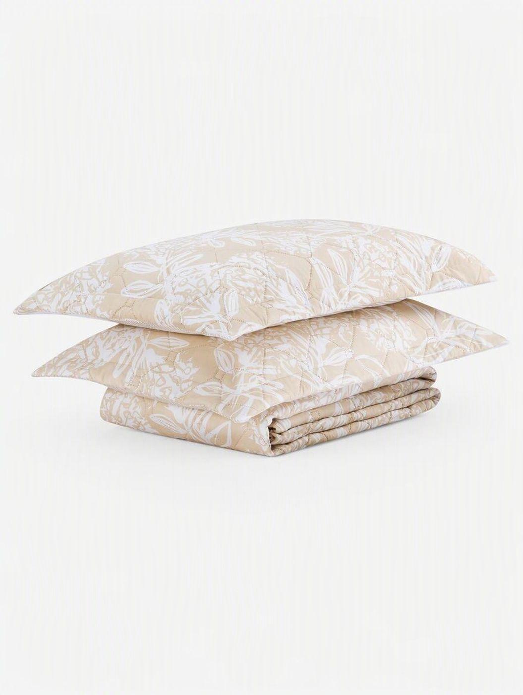 QUILT ANDES PRINTED RAYAS BEIGE 1.5 PLAZAS-3