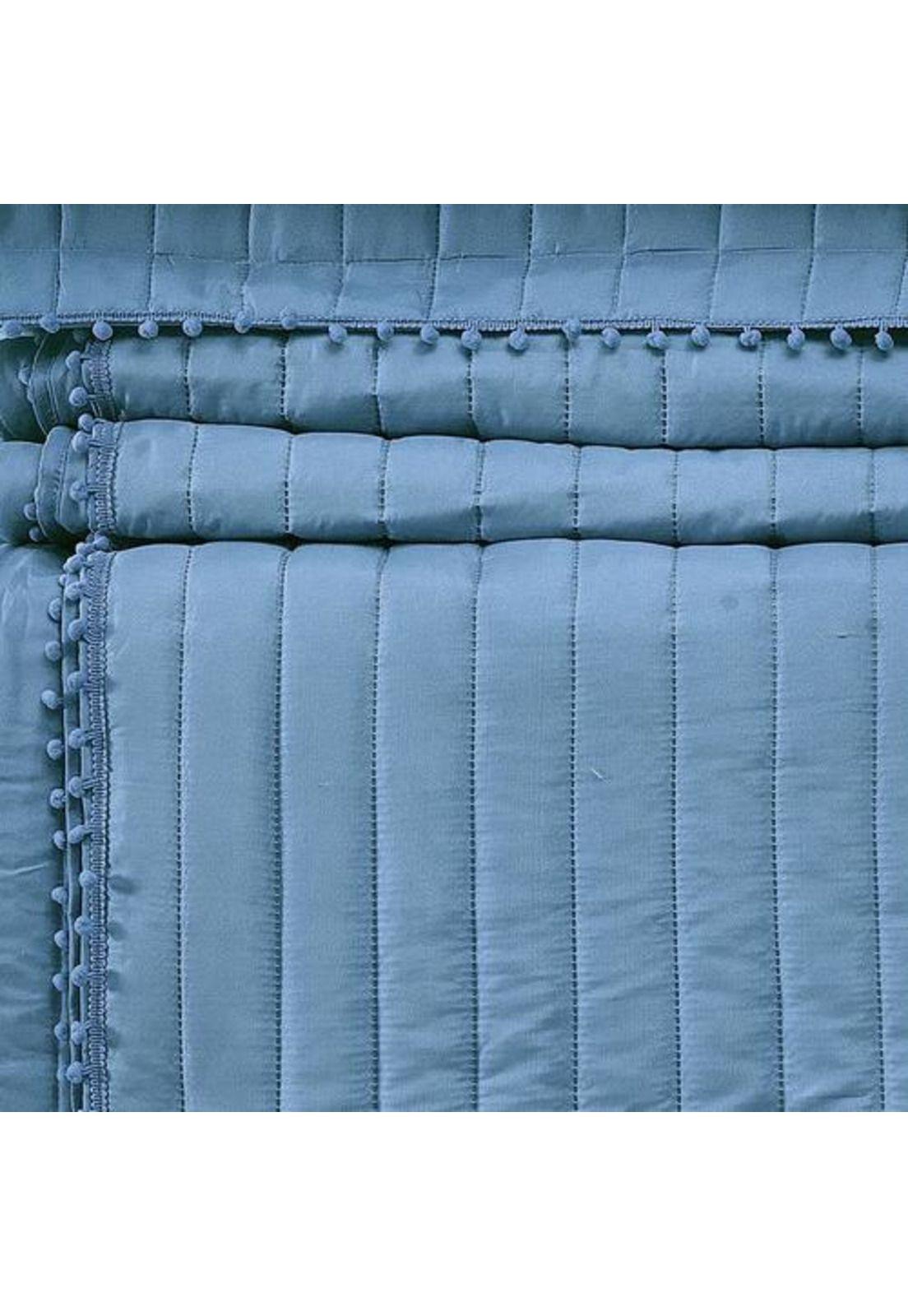 QUILT ANDES POM POM AZUL 2 PLAZAS-5