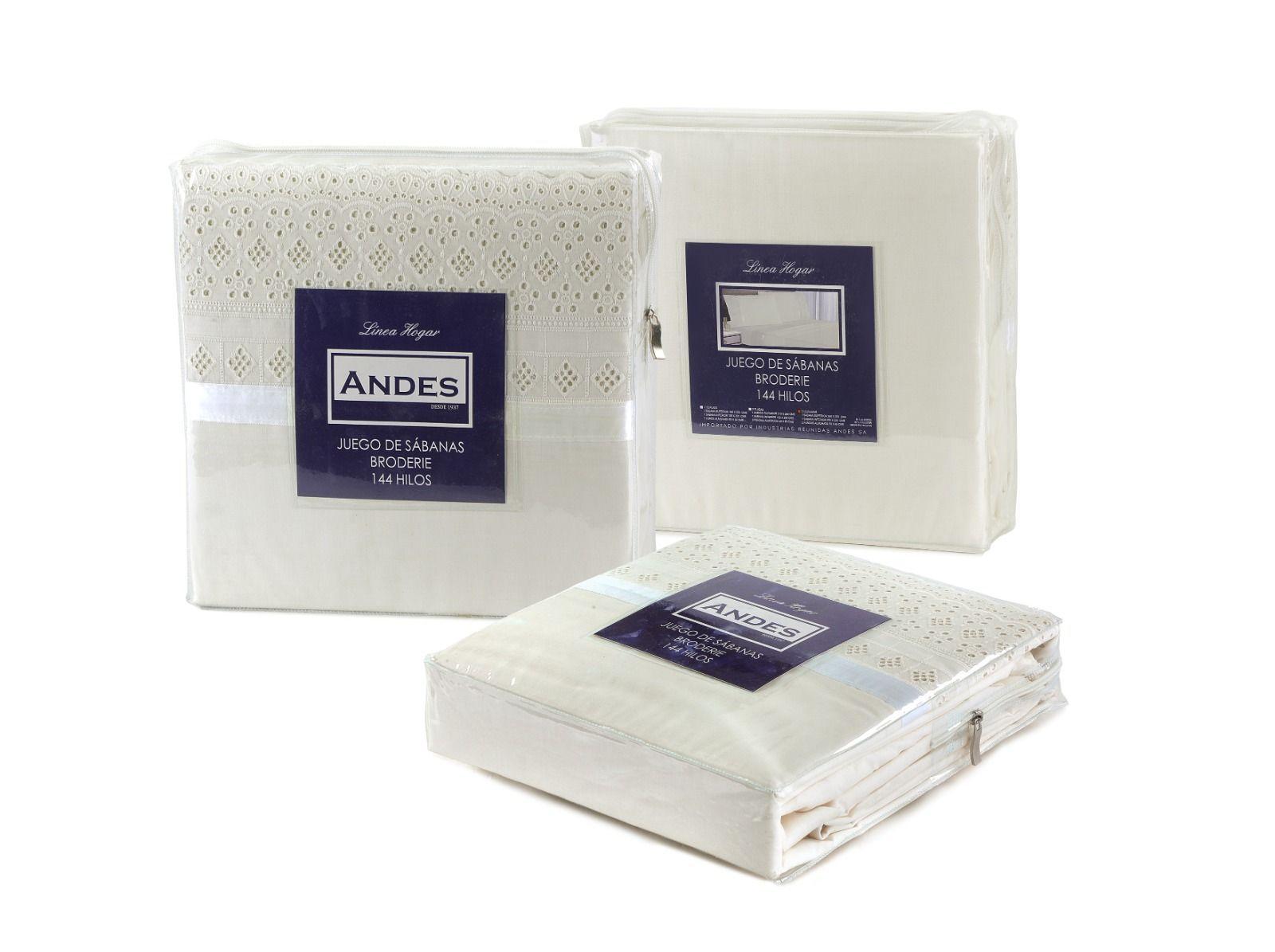 SABANA ANDES 144 HILOS BRODERIE CRUDO KING-3